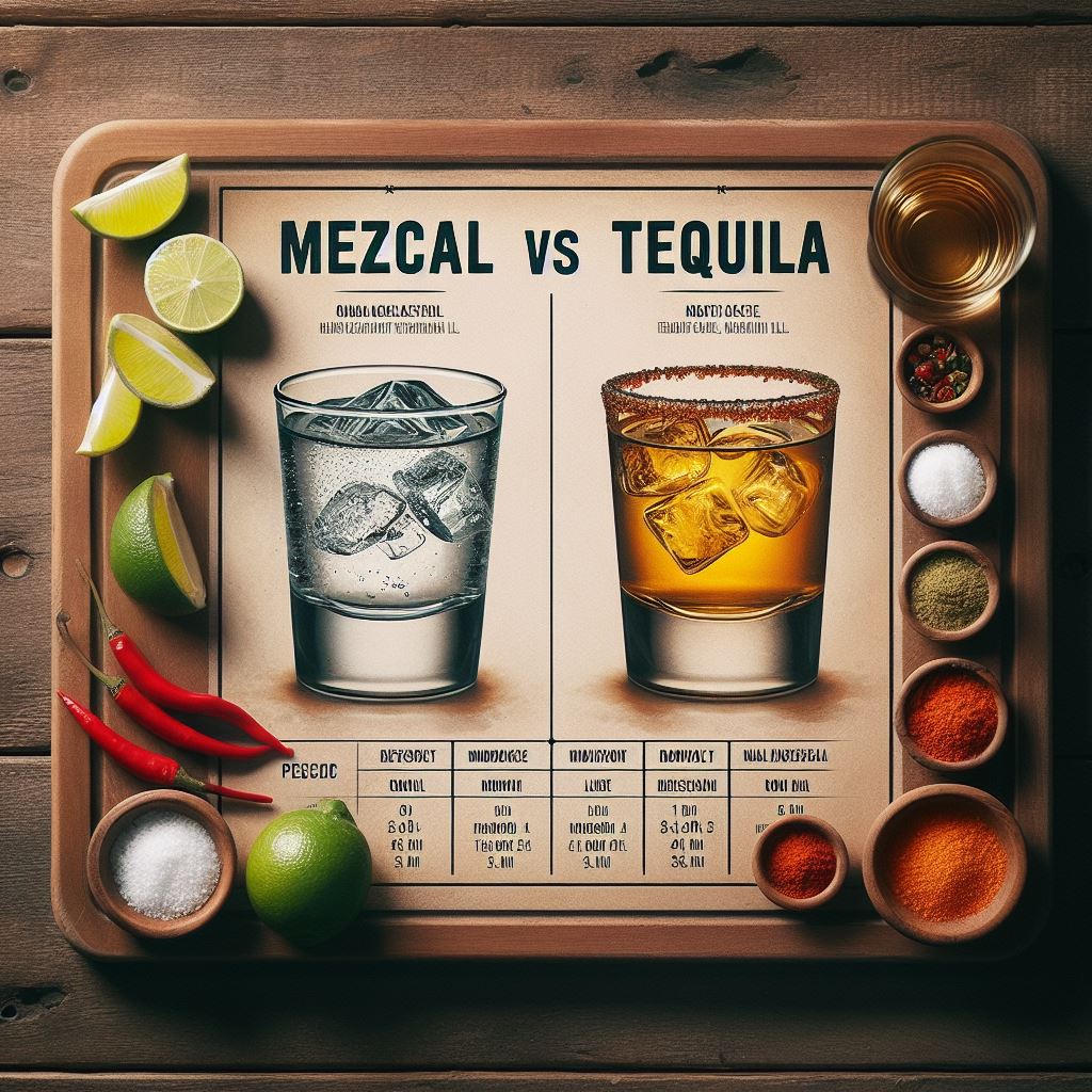 mezal vs tequila sus diferencias